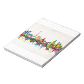 Paris France Skyline Notitieblok (Gedraaid)