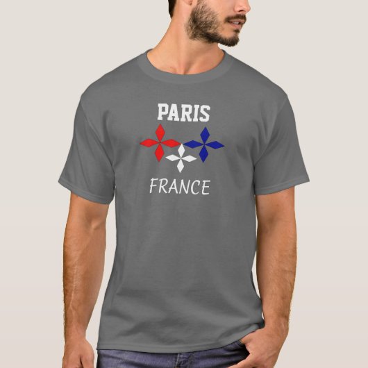 Paris France - T-shirt souvenir (Devant)