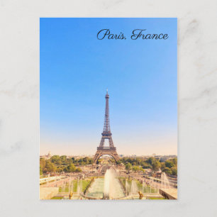 Paris France Tour Eiffel carte postale voyage