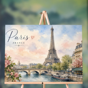 Paris France Tour Eiffel rivière seine