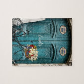 Paris France Vélo Floral Jigsaw Puzzle (Horizontal)