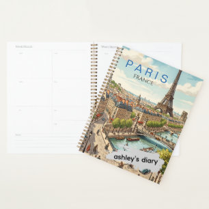Paris France Voyage Art Vintage   Personnaliser