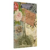 Paris Frankrijk Antiek kunstwerk Collage Eiffel Fr Klembord (Rechts)