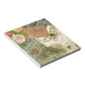 Paris Frankrijk Antiek kunstwerk Collage Eiffel Fr Notitieblok (Schuin)