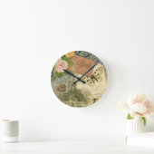 Paris Frankrijk Antiek kunstwerk Collage Eiffel Fr Ronde Klok (Huis)