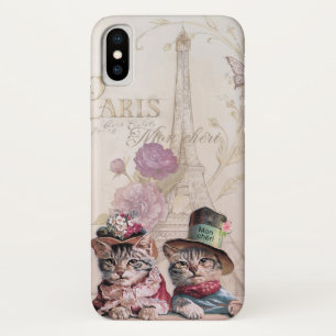 Paris Frankrijk Cats iPhone X Hoesje