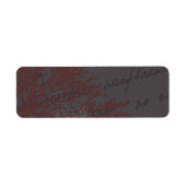 PARIS FRANKRIJK Druk je eigen adresetiketten af Etiket (Voorkant)