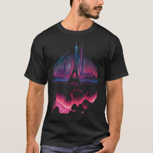Paris Frankrijk Eiffel Tower Travel T-shirt