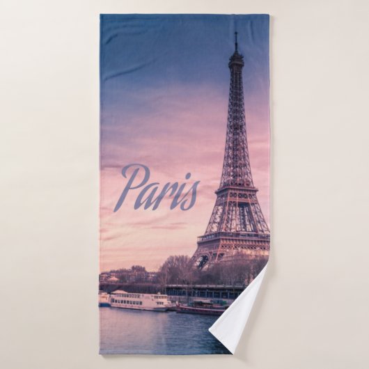 Paris Frankrijk eiffeltoren Badhanddoek (Badhanddoek)