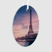 Paris Frankrijk eiffeltoren Ornament (voorkant)