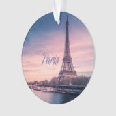 Paris Frankrijk eiffeltoren Ornament (voorkant)