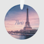 Paris Frankrijk eiffeltoren Ornament (voorkant)