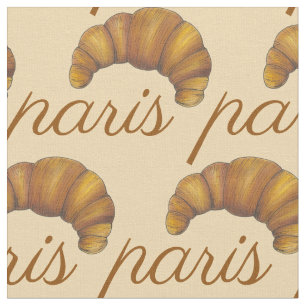 Paris Frankrijk French Croissant Pastry Bakery Foo Stof
