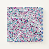 Paris Frankrijk Map Notitieboek (Achterkant)