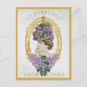 Paris Frankrijk Parfum advertentie Briefkaart