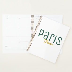 Paris, Frankrijk Souvenir Planner
