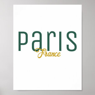Paris, Frankrijk Souvenir Poster