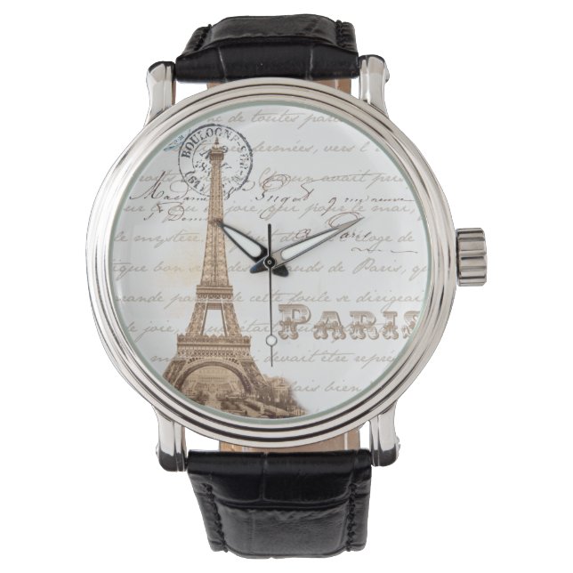 Paris  Frans Schrijven Horloge (Voorkant)