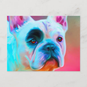 Paris Franse Bulldog Briefkaart