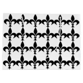 Paris French Fleur de Lis Gift Bag Groot Cadeauzakje (Achterkant)