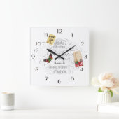  Paris Gepersonaliseerd Vierkante Klok (Huis)