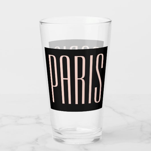 Paris Glas (Achterkant)