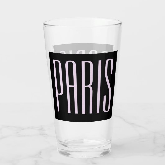 Paris Glas (Achterkant)