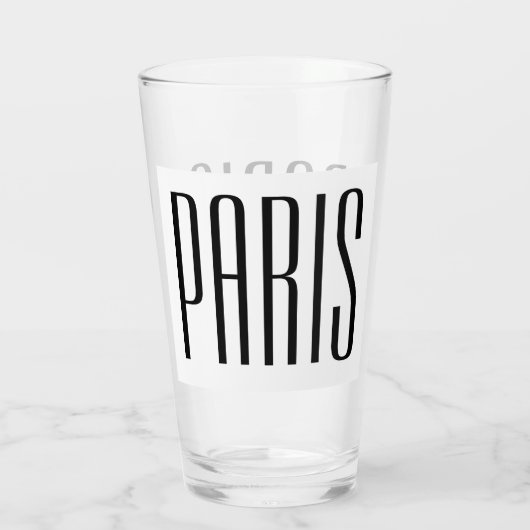 Paris Glas (Achterkant)