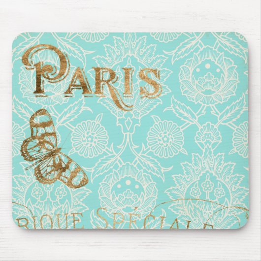 Paris Gold Design Muismat (Voorkant)