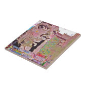 Paris graffiti Pomipidou Museum Tegeltje (Zijkant)