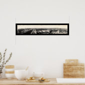 Paris Grand Panorama Foto 1909 Poster (Keuken)