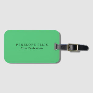Paris Green Unique Original Professional Bagagelabel
