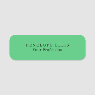 Paris Green Unique Original Professional Naamplaatje