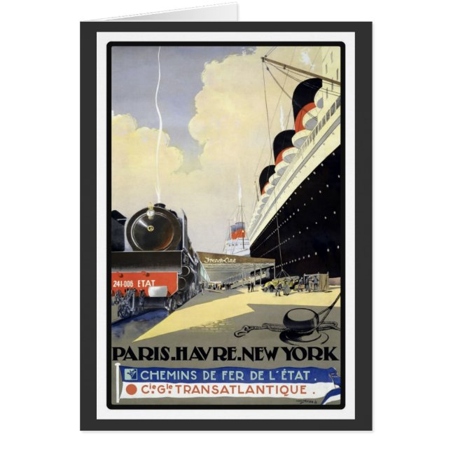 Paris Havre New York (Voorkant)
