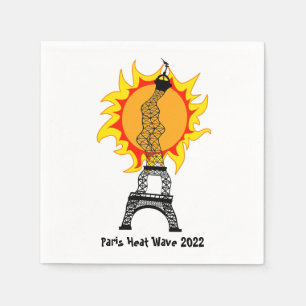 Paris Heat Wave 2022 Napkins Servet