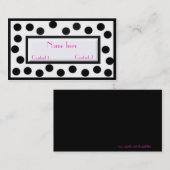 Paris High Mode Calling Card Contactkaartje (Voorkant / Achterkant)