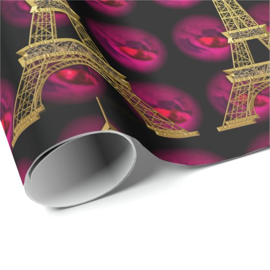 Paris Hot Villa Elegant Customize Cadeaupapier (Rol Hoek)