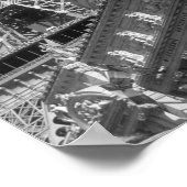 Paris Hotel in Las Vegas (B&W) Poster (Hoek)