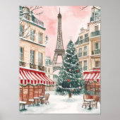 Paris Impression Hiver Paris Illustration Noël (Devant)