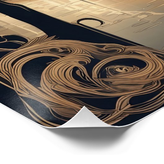 PARIS IN THE RAIN PERFECT POSTER (Hoek)