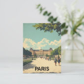 Paris Jardin des Plantes Briefkaart (Staand voorkant)