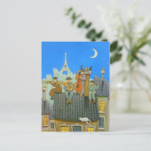 Paris Jazz Briefkaart (Staand voorkant)