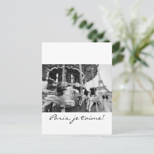 Paris, je t'aime ! Carte postale (Debout devant)