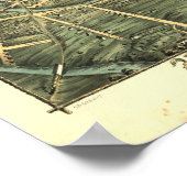 Paris Kentucky 1870 Panoramic Map Poster (Hoek)