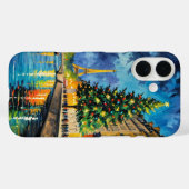 Paris kerstboom iPhone / iPad case (Achterkant (horizontaal))