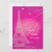 Paris La Nuit, invitations à un mariage dans une t (Devant)