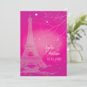 Paris La Nuit, invitations à un mariage dans une t (Debout devant)