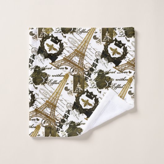 Paris : La Tour Eiffel (Gant de toilette)