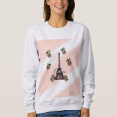 Paris – La Tour Eiffel pastel Eifelturm Roses Rose Trui (Voorkant)