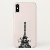 Paris – La Tour Eiffel pastel Eiffelturm Case-Mate iPhone Case (Achterkant)